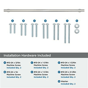 24" Radius Appliance Pull, Polished Nickel Alt 2 - Image