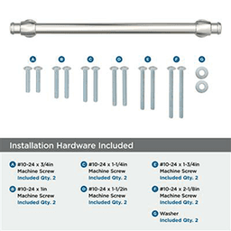 12" Winsome Appliance Pull, Polished Nickel Alt 2 - Image