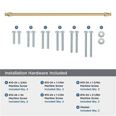 24" Winsome Appliance Pull, Champagne Bronze Alt 4 - Image
