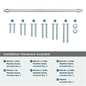24" Winsome Appliance Pull, Polished Nickel Alt 2 - Image
