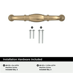 3-3/4" Granby Cabinet Pull, Champagne Bronze Alt 3 - Image