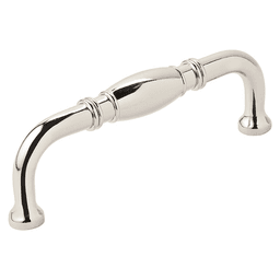 Polished Nickel Granby Handle Pull by Amerock - 96mm Center-to-Center