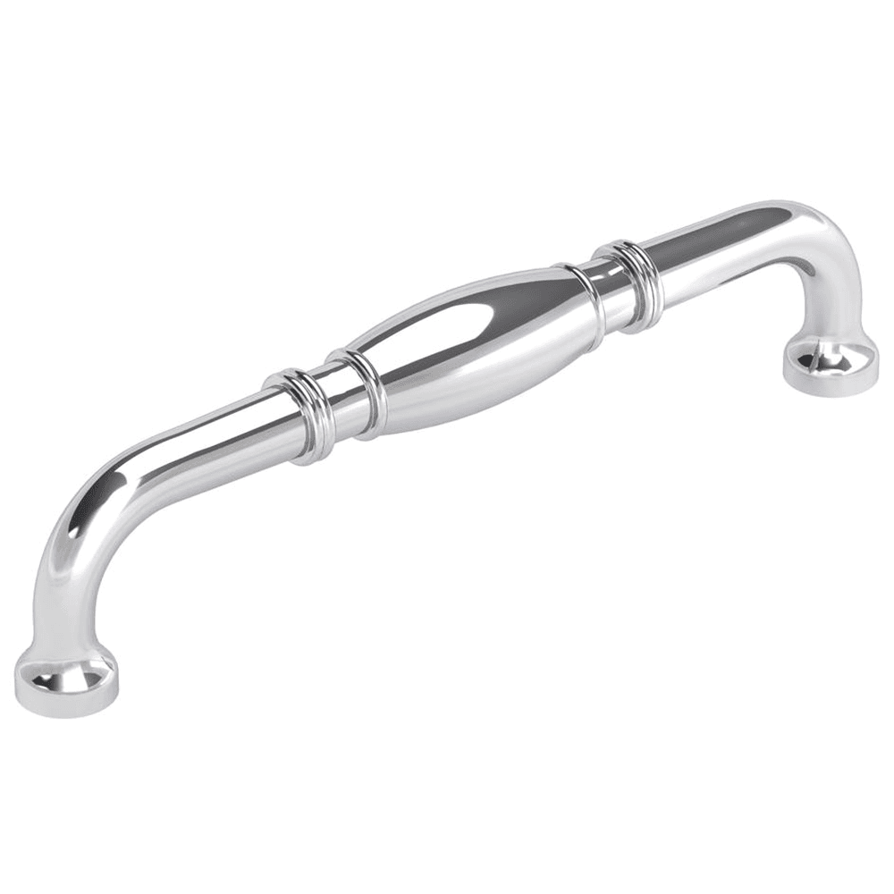 Amerock 160mm Granby Handle Pull in Polished Chrome on White Background