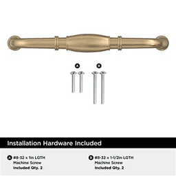 6-5/16" Granby Cabinet Pull, Champagne Bronze Alt 3 - Image