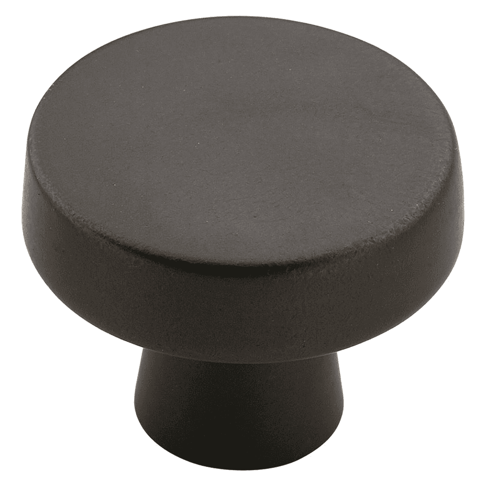 Sleek Amerock Blackrock Knob with Gunmetal Finish - 1-5/16" Mushroom Shape