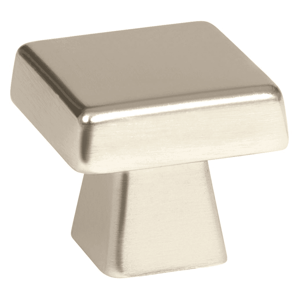 Amerock Blackrock Square Knob in Polished Nickel - 1-3/16 inch size