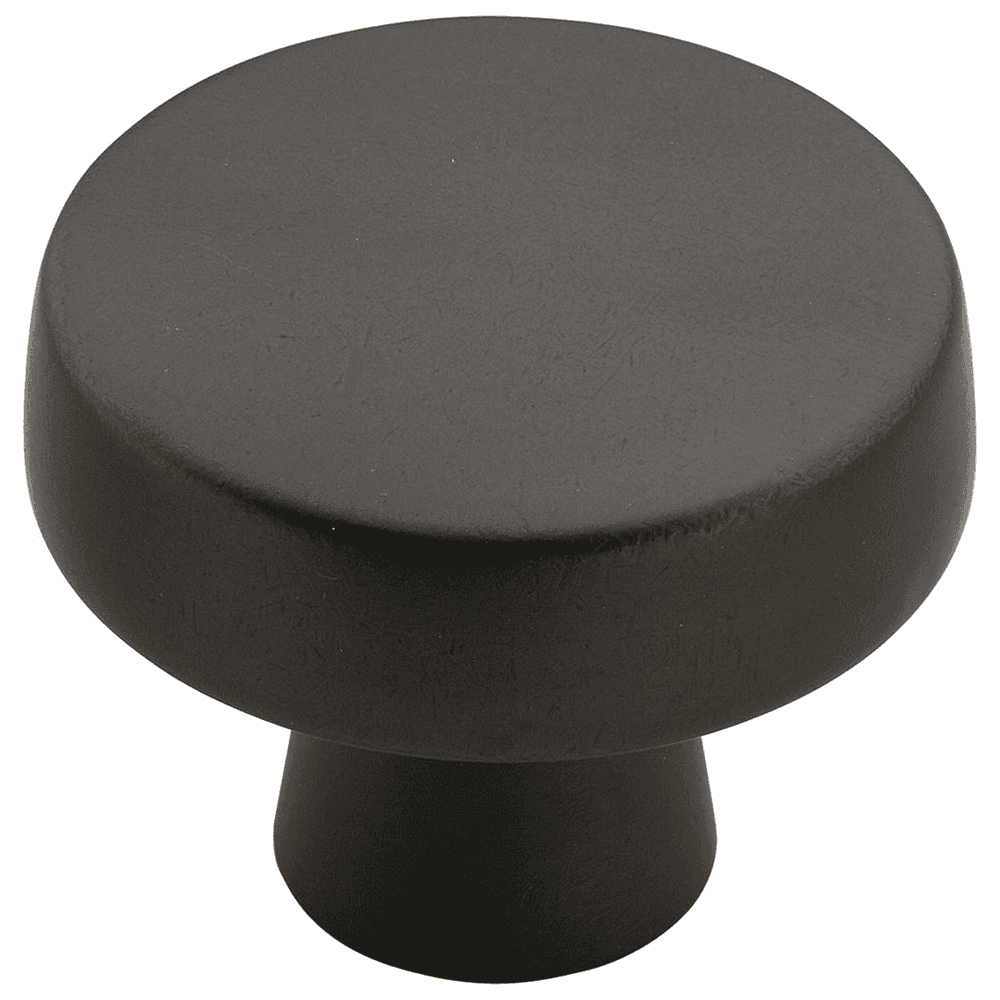 Amerock Blackrock Mushroom Knob in Black Bronze, 1-5/8" - Eclectic design for any kitchen style