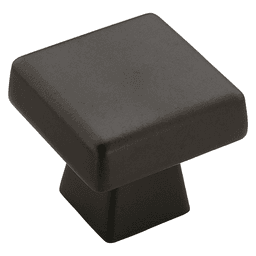 Sleek and Modern Amerock Blackrock Square Knob in Satin Nickel