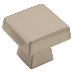 Amerock Blackrock Square Knob in Satin Nickel - 1-1/2 inch size