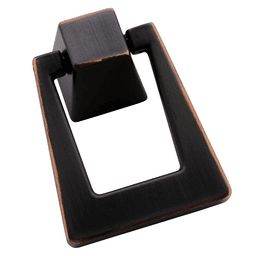 Amerock Blackrock Ring Pull in Oil-Rubbed Bronze - Front View