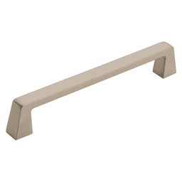 Modern Satin Nickel Pull Handle - Amerock Blackrock Collection 6-5/16"