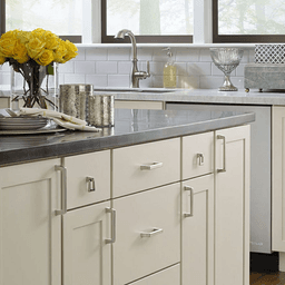 Amerock Blackrock 8in Appliance Pull in Oil-Rubbed Bronze, Installed on Cabinet