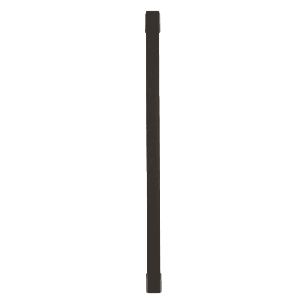 Close-up of the Amerock BP55280BBR Blackrock 12 inch Appliance Pull in Black Bronze finish