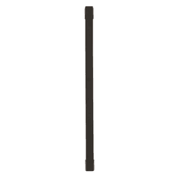 Close-up of the Amerock BP55280BBR Blackrock 12 inch Appliance Pull in Black Bronze finish