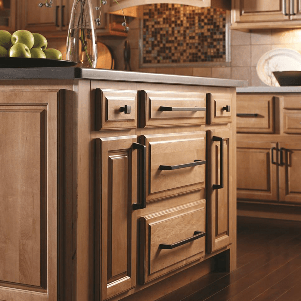 Amerock Blackrock Appliance Pull, Polished Nickel in 18 inches center-to-center