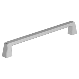 8&quot; Blackrock Handle Pull, Polished Chrome Main - Image