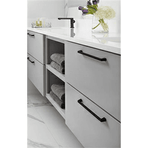 10-1/16" Blackrock Cabinet Pull, Champagne Bronze Alt 1 - Image