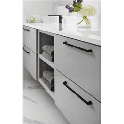 12-5/8" Blackrock Cabinet Pull, Black Bronze Alt 1 - Image