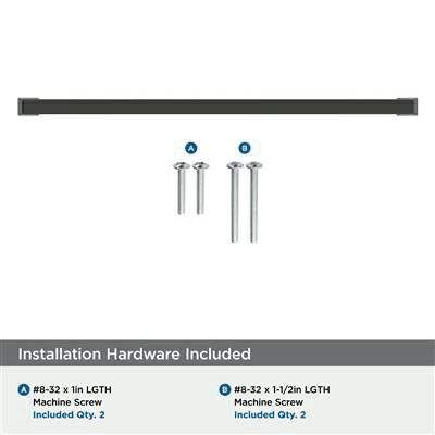 12-5/8" Blackrock Cabinet Pull, Black Bronze Alt 4 - Image