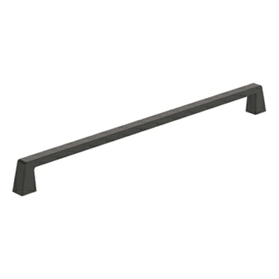 12-5/8" Blackrock Cabinet Pull, Black Bronze Main - Image