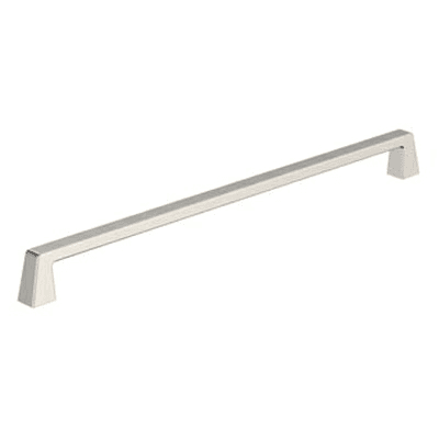 12-5/8" Blackrock Cabinet Pull, Polished Nickel Main - Image