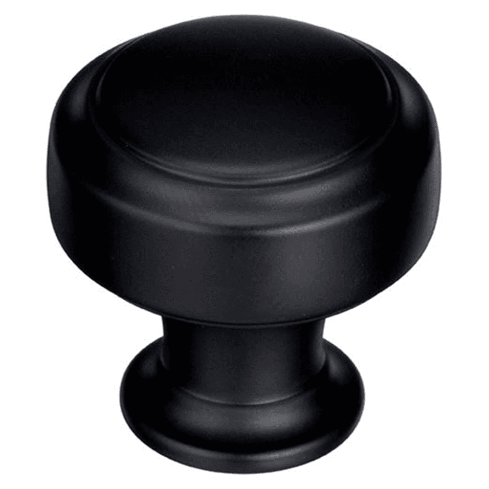 1-3/16" Highland Ridge Round Knob in Black Bronze by Amerock - Product Image 1