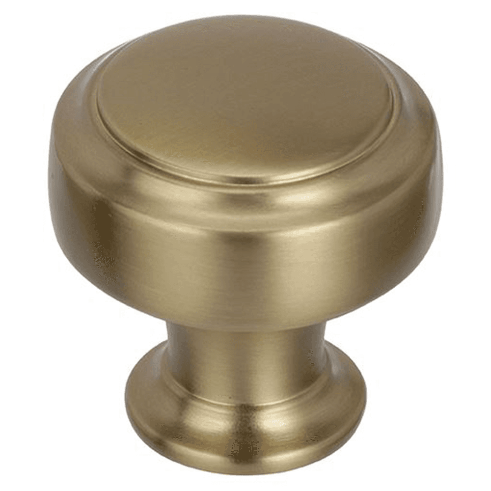 1-3/16" Amerock Highland Ridge Round Knob in Golden Champagne Image 2