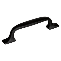 Amerock 3" Highland Ridge Handle Pull in Black Bronze on Cabinet Door