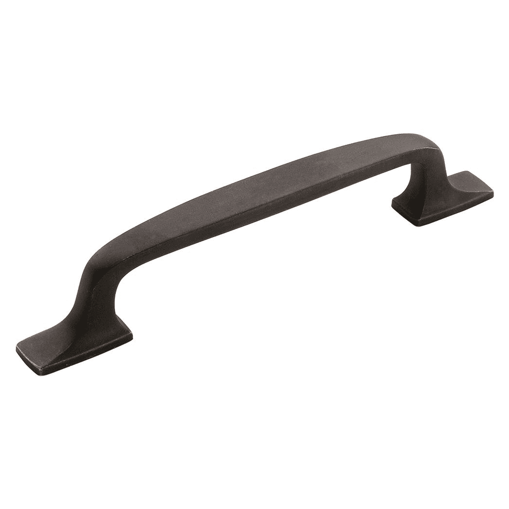 128mm Highland Ridge Handle Pull Dark Oiled Bronze Front View
