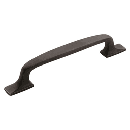 128mm Highland Ridge Handle Pull Dark Oiled Bronze Front View