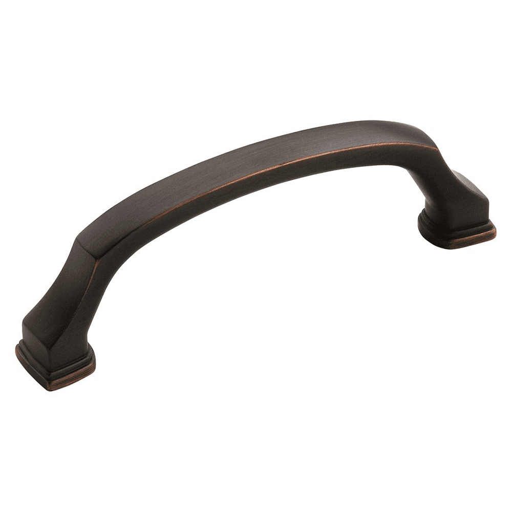 Amerock 3-3/4" Oil-Rubbed Bronze Handle Pull in Revitalize Design