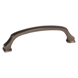 Amerock 5-1/16" Revitalize Handle Pull, Gunmetal in kitchen setting