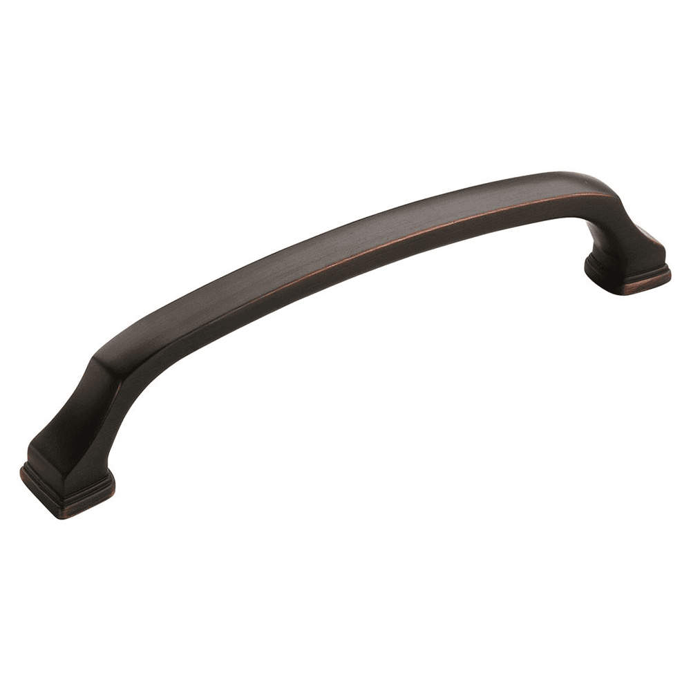 Amerock 6-5/16" Revitalize Handle Pull in Oil-Rubbed Bronze on Cabinet Door