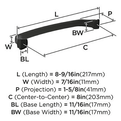 8" Revitalize Cabinet Pull, Satin Nickel Alt 3 - Image