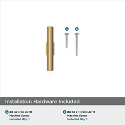 2-1/2" Riva Cabinet T-Knob, Champagne Bronze Alt 4 - Image