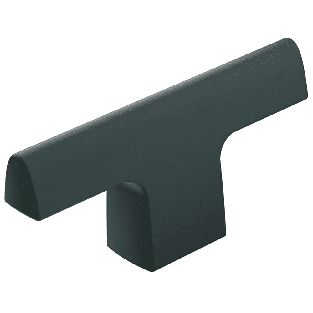 Amerock's Matte Black Riva Knob - Streamlined Design