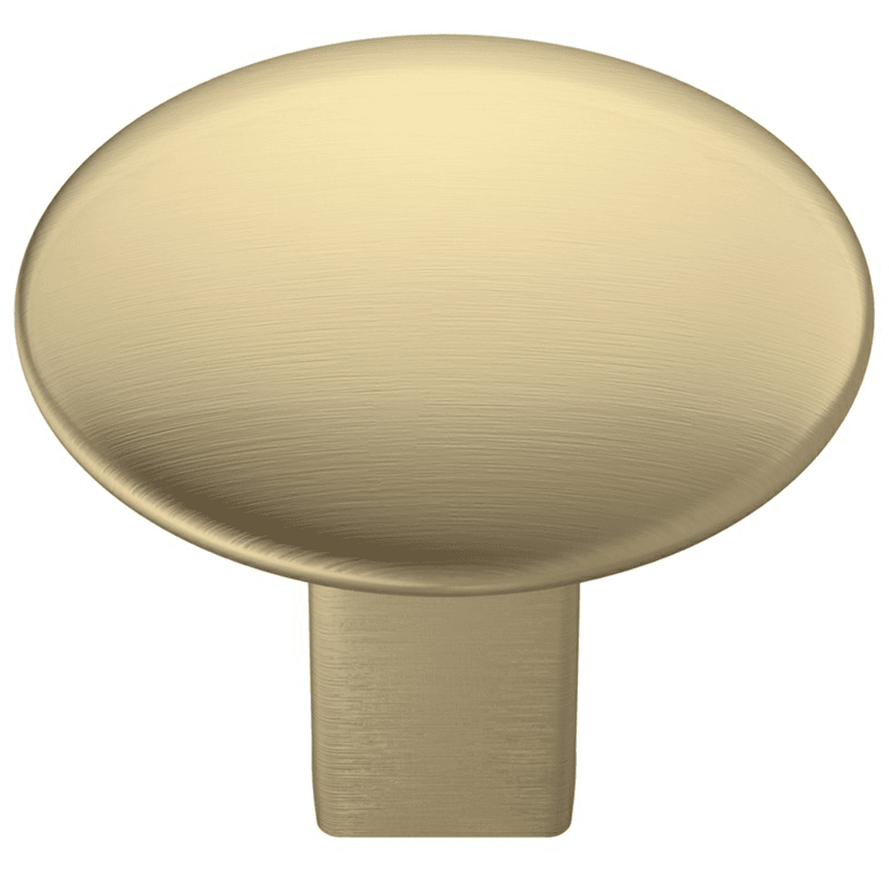 Amerock Riva Round Knob - Polished Nickel - Close-up