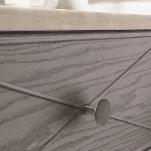 Riva Knob - Streamlined Design - Polished Nickel Finish
