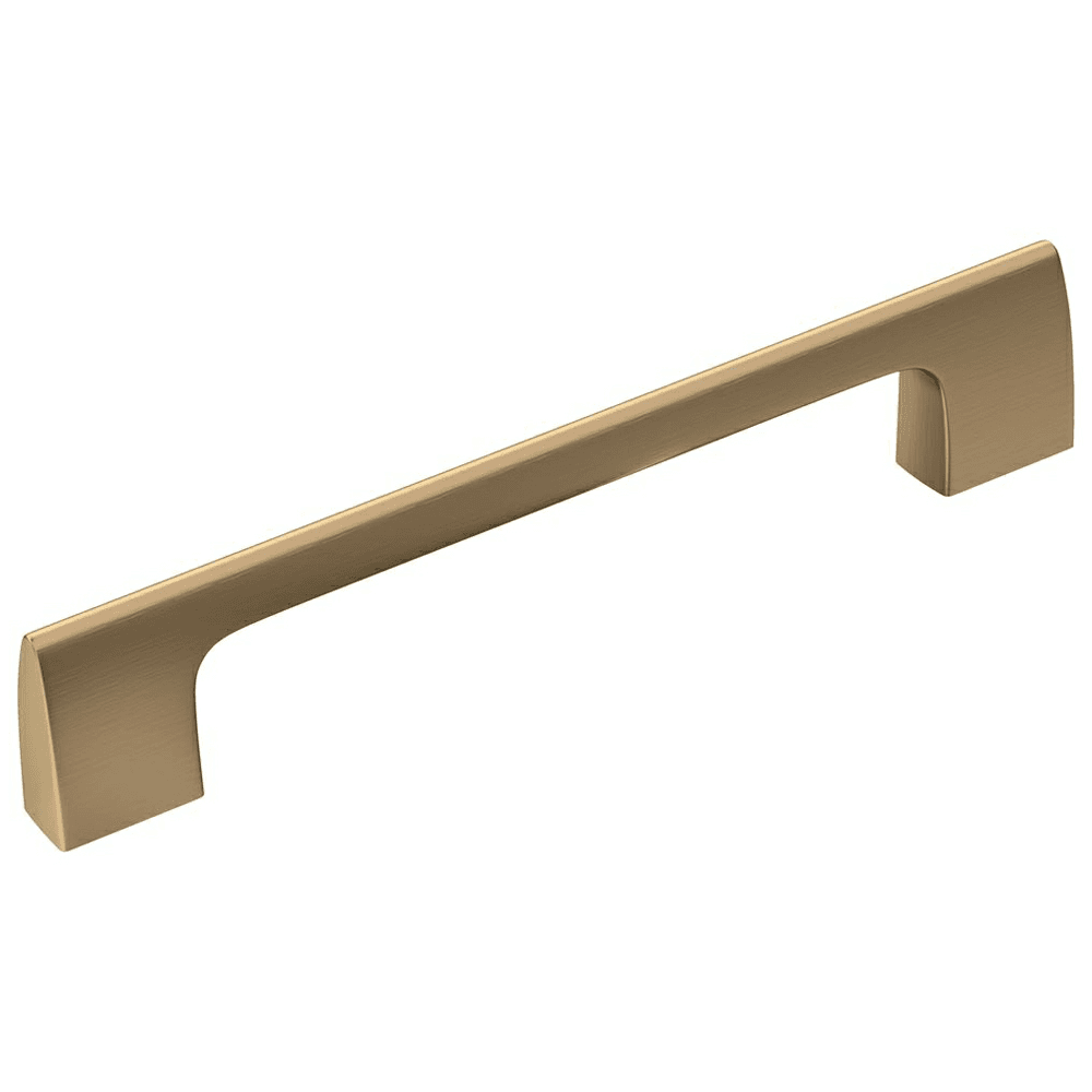 Amerock Riva Handle Pull, Satin Nickel - 128mm modern cabinet hardware