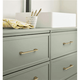 5-1/16" Riva Cabinet Pull, Champagne Bronze Alt 1 - Image