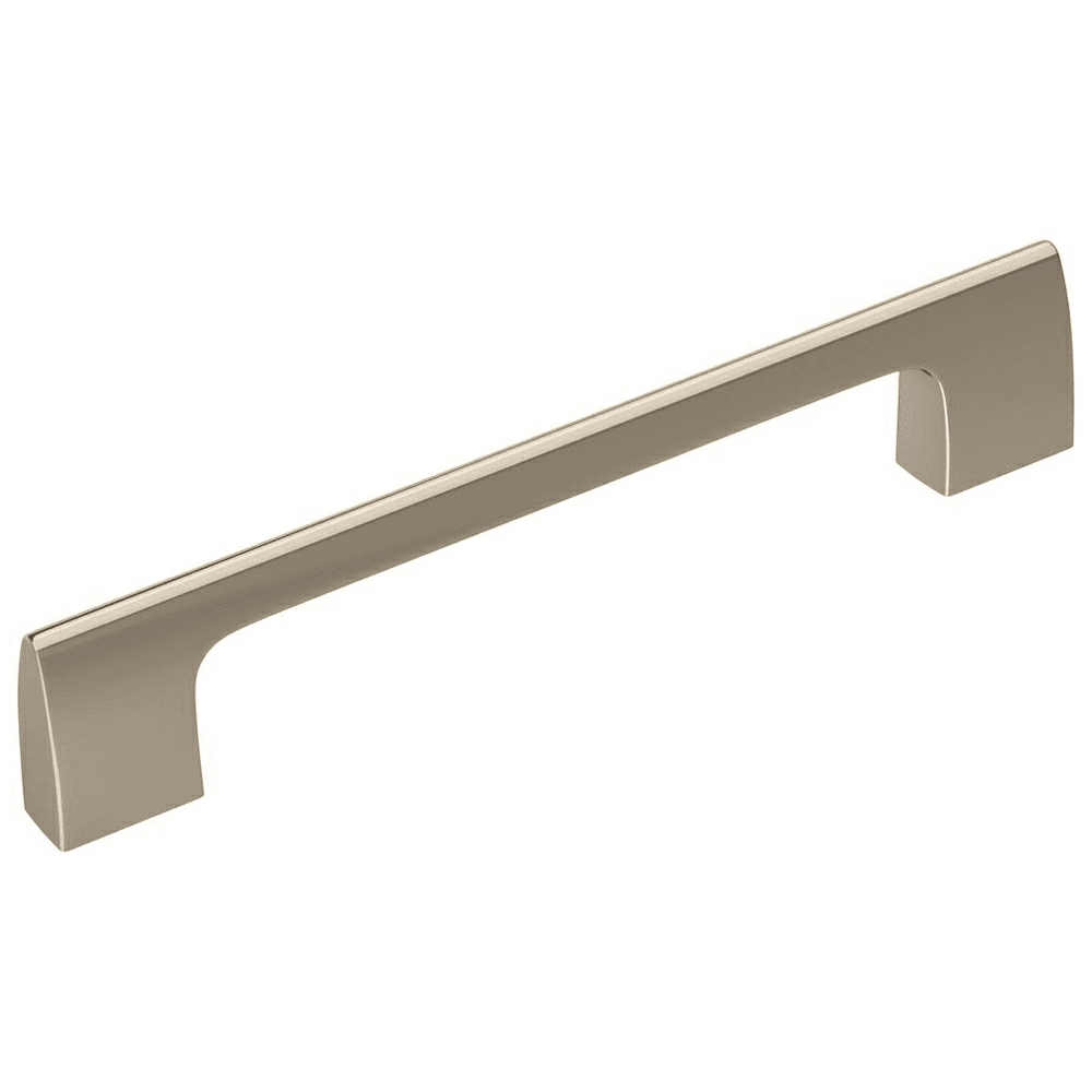 128mm Riva Handle Pull in Polished Nickel finish on white background