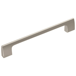Polished Nickel Riva Handle Pull in minimalist design by Amerock