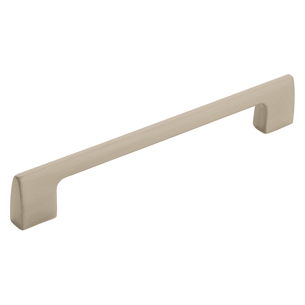 Contemporary Satin Nickel Pull Handle by Amerock for 160mm Cabinets