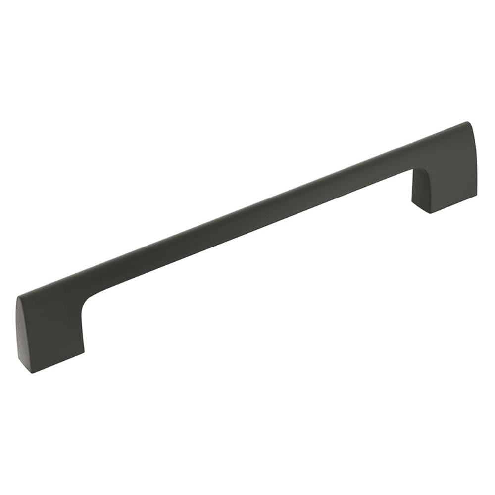Amerock Riva 6-5/16" Pull in Minimalistic Design, Matte Black Finish