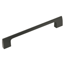 Amerock Riva 6-5/16" Pull in Minimalistic Design, Matte Black Finish