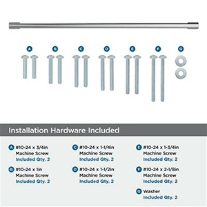 18" Riva Appliance Pull, Golden Champagne Alt 1 - Image
