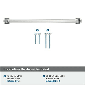 8-13/16" Surpass Cabinet Pull, Polished Nickel Alt 1 - Image