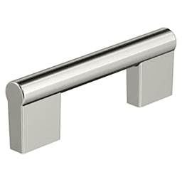 3" Versa Cabinet Pull, Polished Nickel Main - Image