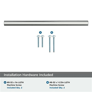 7-9/16" Versa Cabinet Pull, Matte Black Alt 2 - Image