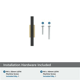 2-3/4" Urbanite T-Handle Knob, Champagne Bronze/Matte Black Alt 2 - Image